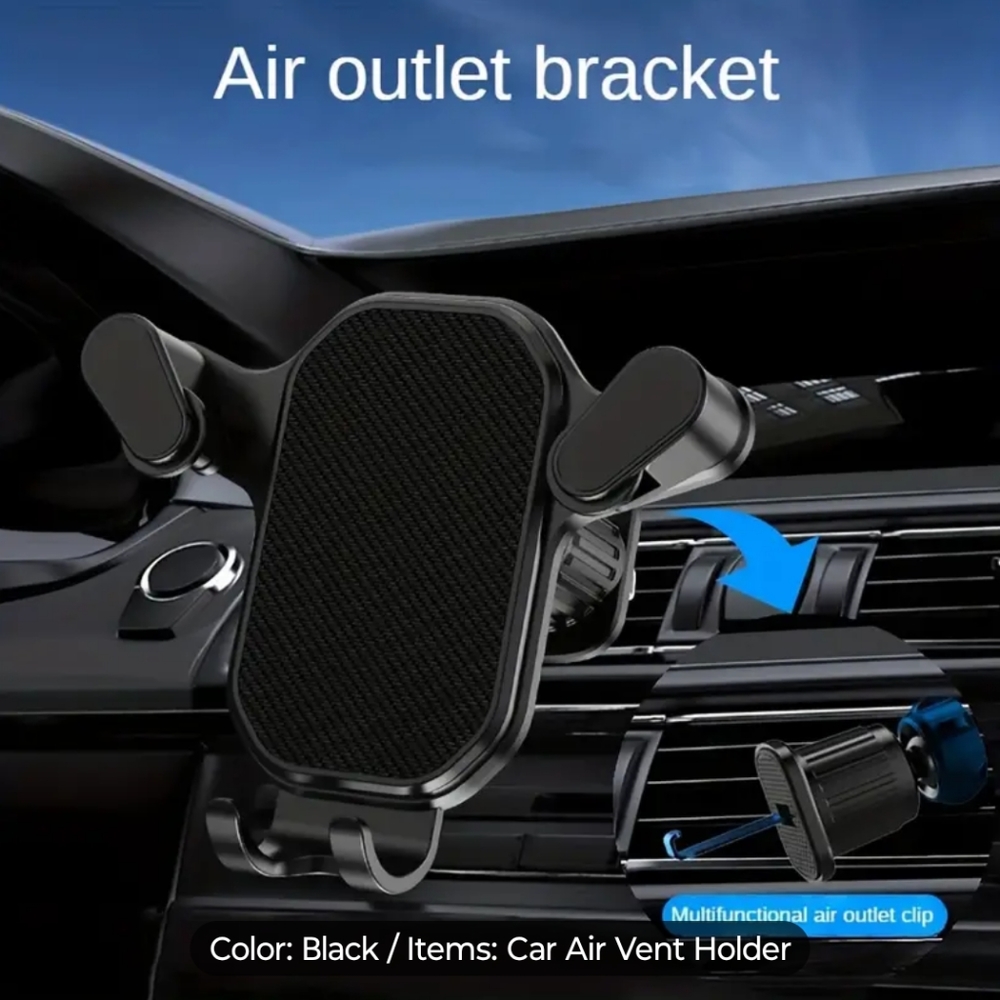 Cell phone car vent holder
